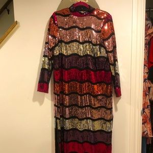 ASOS sequin maxi party dress